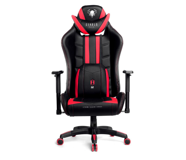 Diablo Chairs X-Ray 2.0 King Size Czarno-czerwony - 1208641 - zdjęcie
